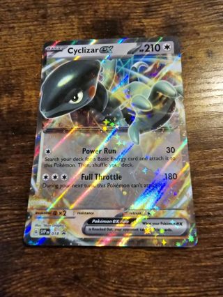 Pokemon Cyclizar EX promo card 018