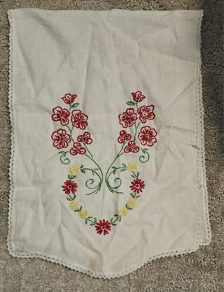 Embroidered Dresser Cloth