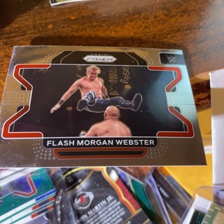 2022 panini prizm wwe UK flash Morgan Webster wrestling card 