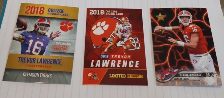 Trevor Lawrence rookie lot