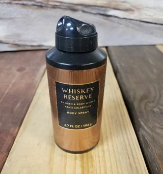 Bath & Body Works Men's Whiskey Reserve Body Spray 3.7 oz NEW