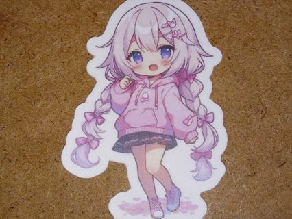 Anime Cute 1 nice vinyl sticker no refunds regular mail only Very nice quality!