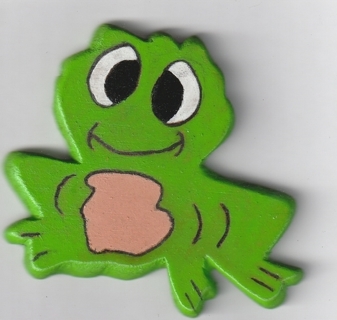 GREEN FROG MAGNET #2 (PLEASE READ DESCRIPTION) 