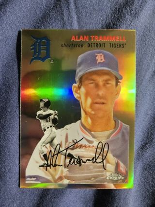 2023 Topps Chrome Platinum Refractor Alan Trammell