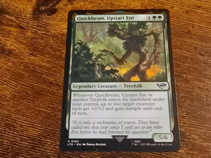 Magic the gathering mtg Quickbeam Upstart Ent Lord of the rings