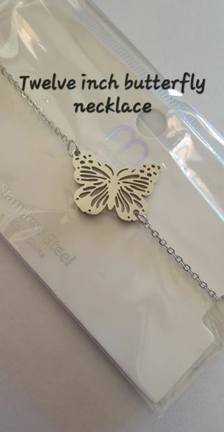 1 12inc Butterfly necklace