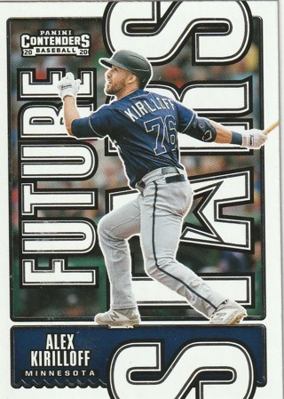 Alex Kirilloff Future Stars Twins 2020 Panini Contenders FS-14