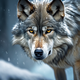 Listia Digital Collectible: Grey Wolf 1 of 3