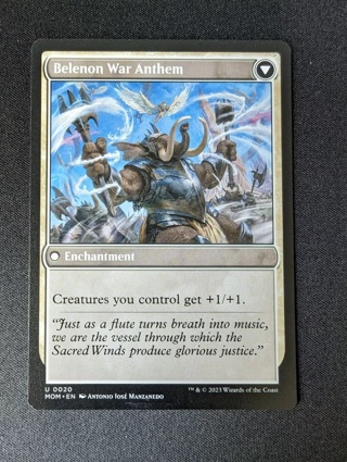 BELENON WAR ANTHEM / INVASION OF BELENON MTG MARCH OF THE MACHINE #20