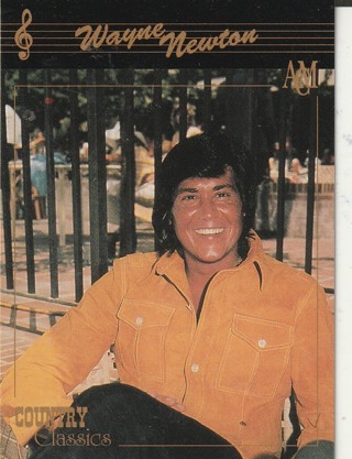 Collectable 1992 Country Singers Card: Wayne Newton
