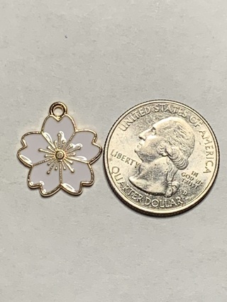 FLOWER CHARM~#35~1 CHARM ONLY~FREE SHIPPING!