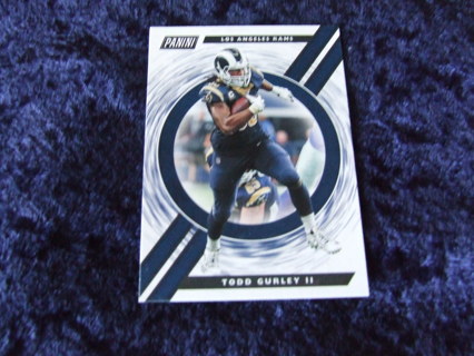 2019 Todd Gurley II Los Angeles Rams Panini Player Of The Day Card #82