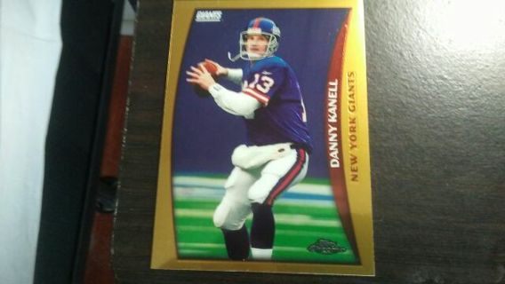 1998 TOPPS CHROME DANNY KANELL NEW YORK GIANTS FOOTBALL CARD# 153