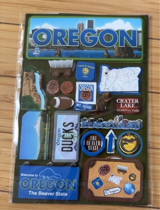 Oregon 3D Stickers