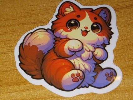 Cat Cute nice vinyl sticker no refunds regular mail Win 2 or more get bonus