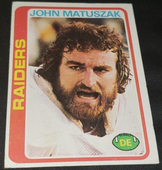 ♨️♨️ 1978 Topps John Matuszak Football card # 439 Oakland Raiders ♨️♨️ 