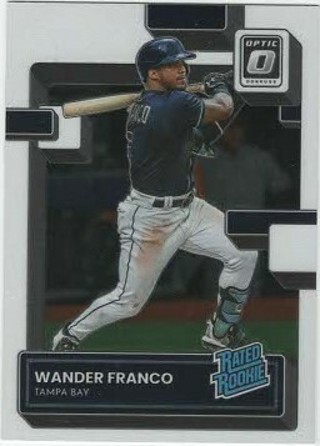 2022 Optic Wander Franco Tampa Rays RC #34!