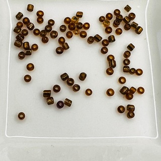 Brown 2mm Glass Seed Beads 