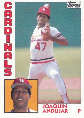 Joaquin Andujar 1984 Topps St. Louis Cardinals