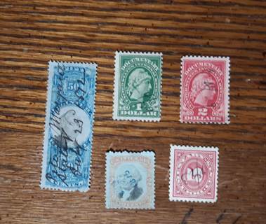 Lot Of Back Of Book Stamps