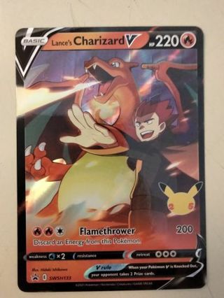 Charizard v swsh133 rare holo promo NM Pokemon