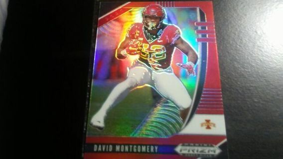 2020 PANINI PRIZM DRAFT PICKS DAVID MONTGOMERY IOWA STATE CYCLONES FOOTBALL CARD# 27