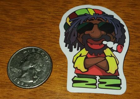 Bob Marley/Rasta/Reggae Sticker (#24)