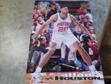 1994 TOPPS STADIUM CLUB-1993 DRAFT PICK ALLAN HOUSTON DETROIT PISTONS BASKETBALL CARD#247