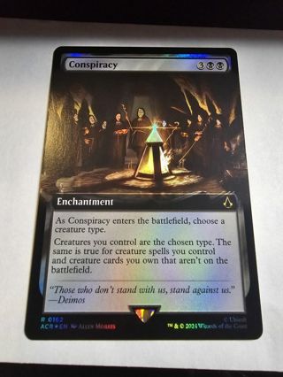 Magic the gathering mtg Conspiracy foil card Assassins Creed borderless