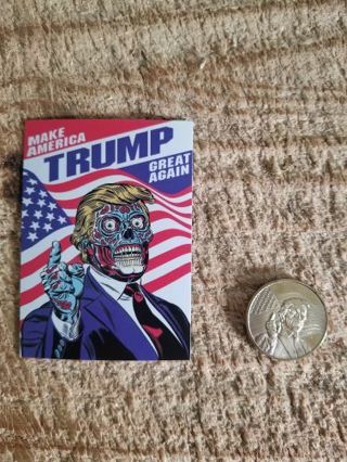 TRUMP-THEY LIVE RARE COIN AND CARD SET