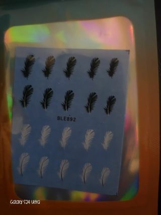 Feathers nail sheet