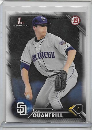 Cal Quantrill 2016 Bowman Draft Prospect #BD20