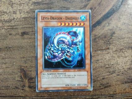 Yu-Gi-Oh Card 1st Edition Levi-Dragon - Daedalus