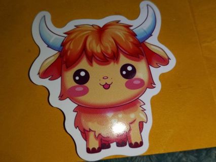 Cute one nice vinyl sticker no refunds regular mail only Very nice quality!