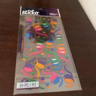 Sticko party streamer stickers 