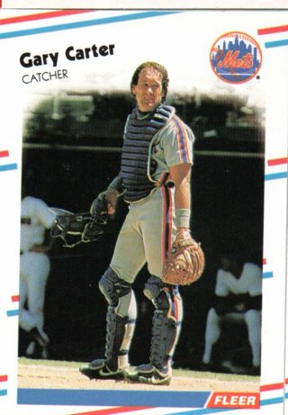 1988 Fleer Glossy Gary Carter #130