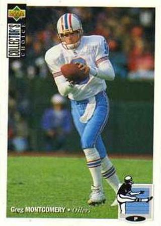 Tradingcard - NFL - 1994 Collector's Choice #320 - Greg Montgomery - Houston Oilers