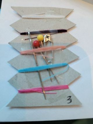 MINI Sewing Kit (#3) for TRAVEL or stash in your purse- bid to win!