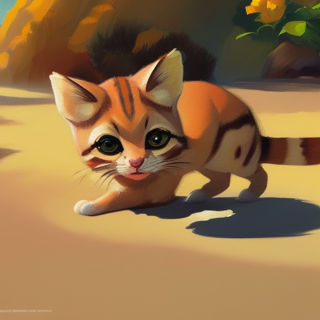 Listia Digital Collectible: Sand Cat