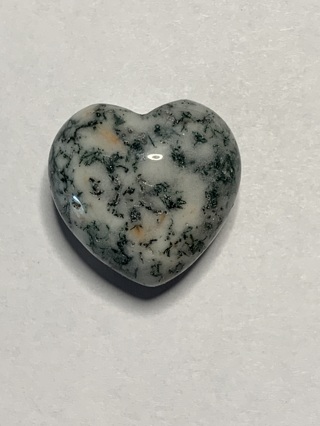 ❤HEALING STONE~#1~TREE AGATE~HEART-SHAPED~FREE SHIPPING❤