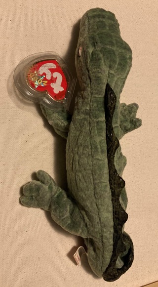 2000 TY Beanie Baby Swampy the Alligator Retired Plush Toy Doll