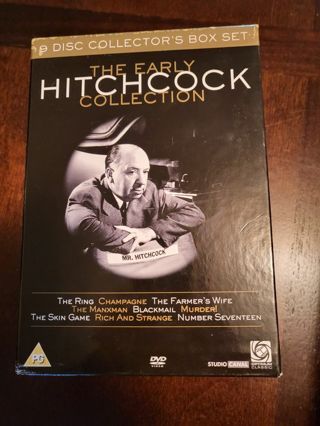 The Early Hitchcock Collection - 9 disc set - Studio Canal DVD's - Region 2/PAL format