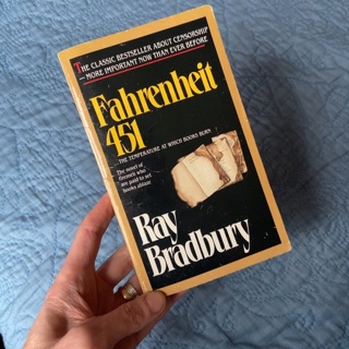 Fahrenheit 451 by Ray Bradbury- paperback. 1991. (sci-if)