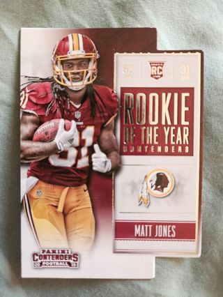 2015 Panini Contenders Rookie of the Year Contenders Matt Jones