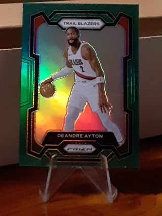 Deandre Ayton 2023-24 Panini Prizm Green Prizm #53