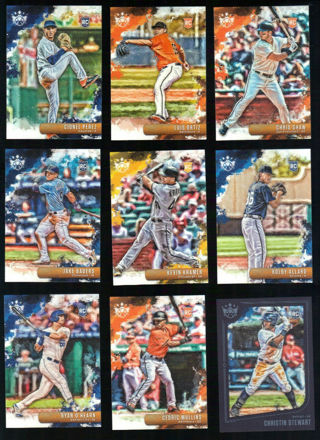 2019 Panini Diamond Kings 11-Card Rookie Lot with Artist's Proof & Blue Framed - All Listed