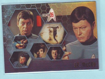 2001 Star Trek 35th DR. MCCOY Trading Card # 22