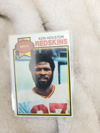 KEN HOUSTON REDSKINS SPORTS CARD WITH 2 MYSTERY CARDS