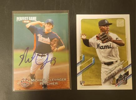 Minor league autograph and misc rookie