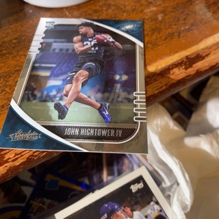 2020 panini absolute foil John Hightower rookie football card 